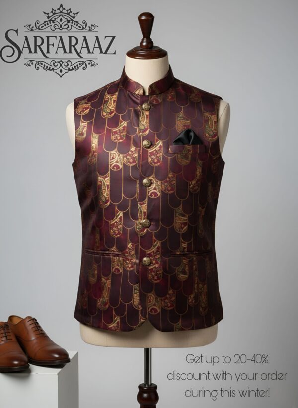 Luxury Gold Waistcoat