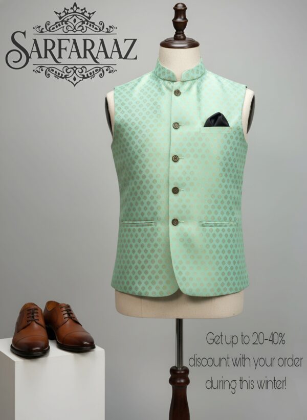 Regal Mint Catan Waistcoat