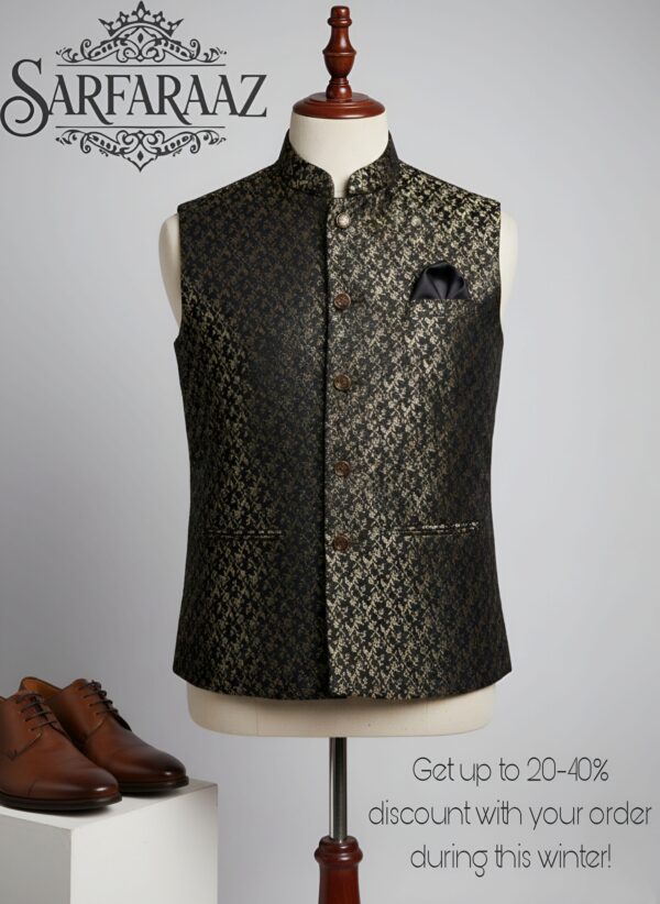 Floral Gold Catan Waistcoat