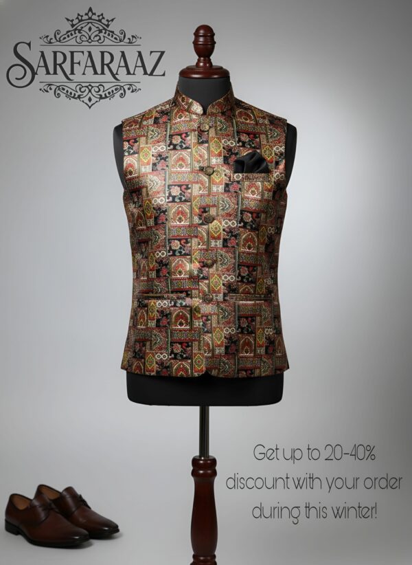 Royal Multicolour Waistcoat